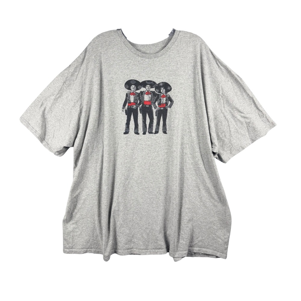 Three Amigos Movie Graphic T-Shirt Mens 3XL Gray Mariachi Comedy Film Tee